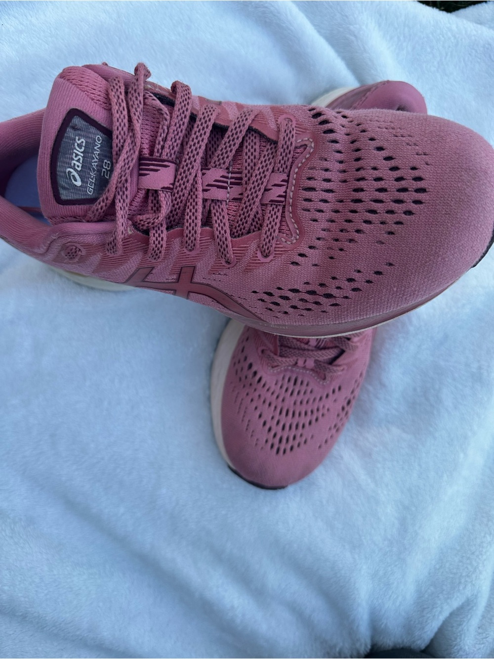 ASICS Gel-Kayano 28 Women's Mauve/Pink Running Sneakers - Picture 8 of 13